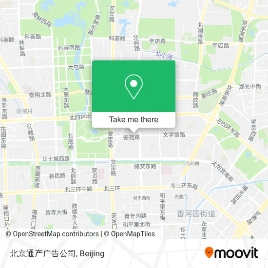 北京通产广告公司 map