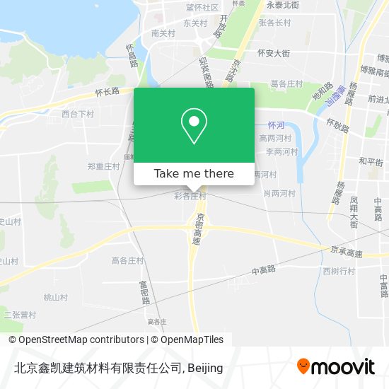 北京鑫凯建筑材料有限责任公司 map