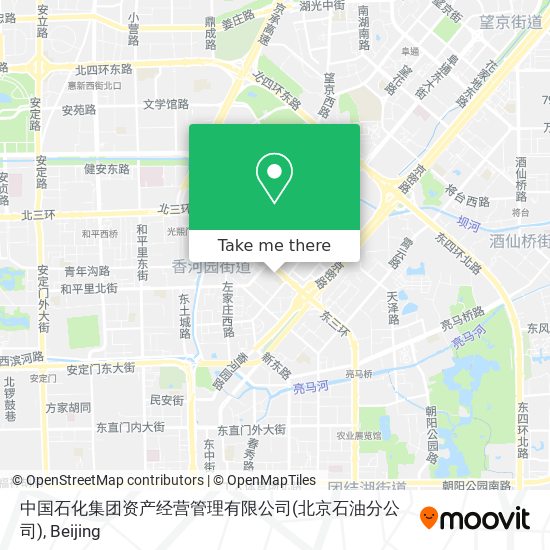 中国石化集团资产经营管理有限公司(北京石油分公司) map