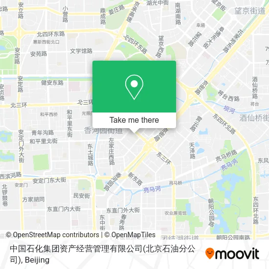 中国石化集团资产经营管理有限公司(北京石油分公司) map