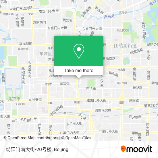 朝阳门南大街-20号楼 map