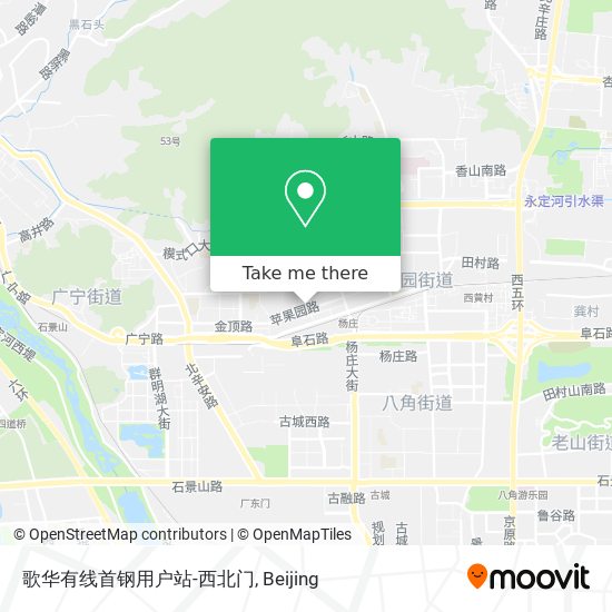 歌华有线首钢用户站-西北门 map