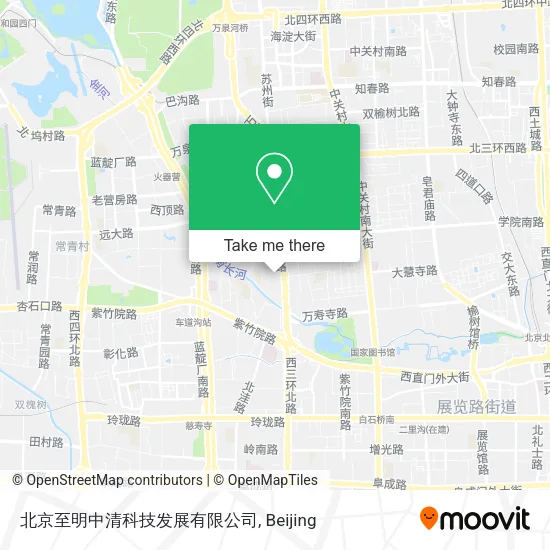 北京至明中清科技发展有限公司 map