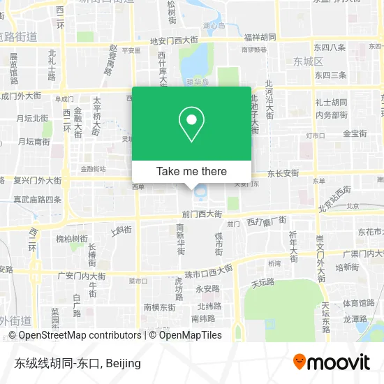 东绒线胡同-东口 map