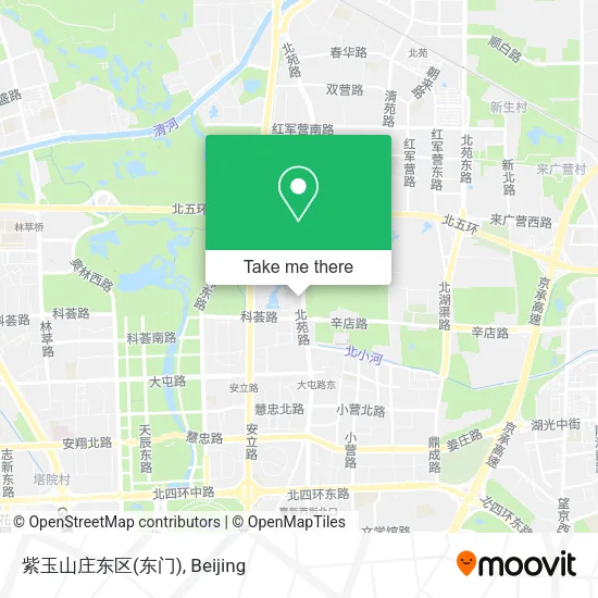 紫玉山庄东区(东门) map