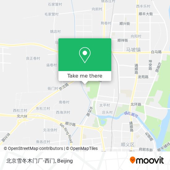 北京雪冬木门厂-西门 map