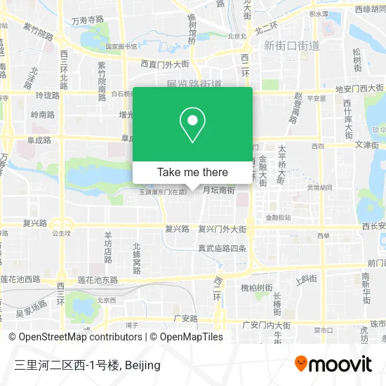 三里河二区西-1号楼 map