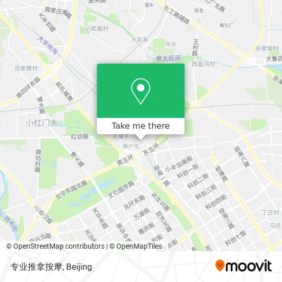 专业推拿按摩 map