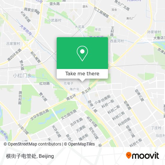 横街子电管处 map