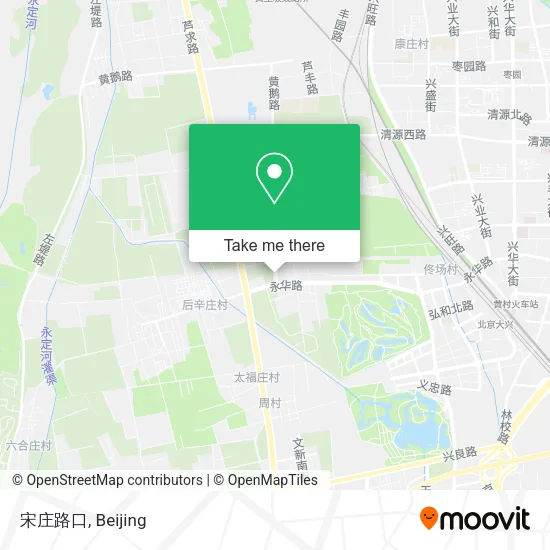 宋庄路口 map