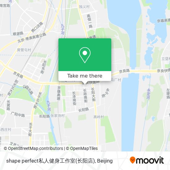 shape perfect私人健身工作室(长阳店) map