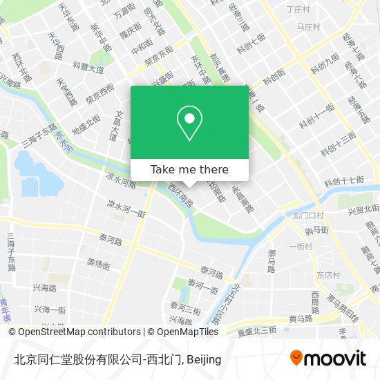 北京同仁堂股份有限公司-西北门 map