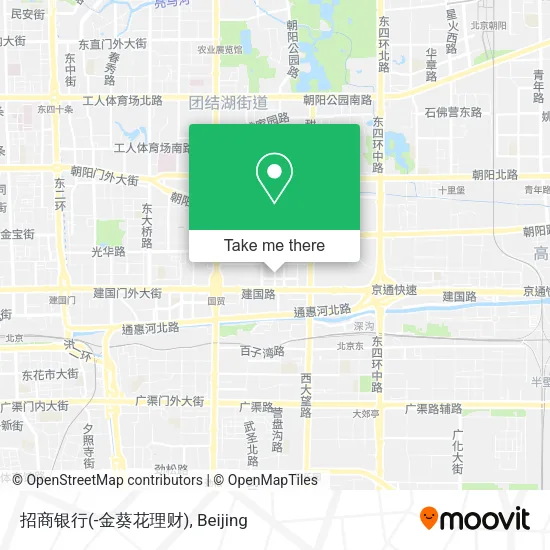 招商银行(-金葵花理财) map