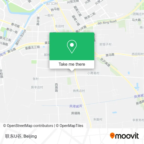 联东U谷 map