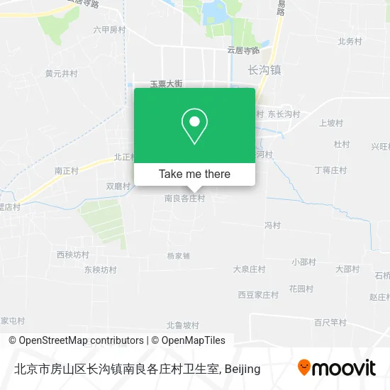 北京市房山区长沟镇南良各庄村卫生室 map