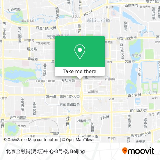 北京金融街(月坛)中心-3号楼 map