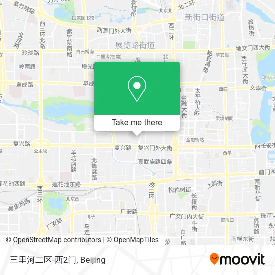三里河二区-西2门 map