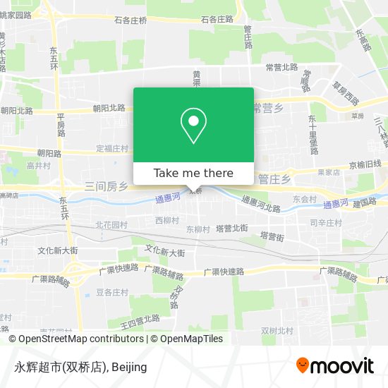 永辉超市(双桥店) map