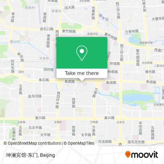 坤澜宾馆-东门 map