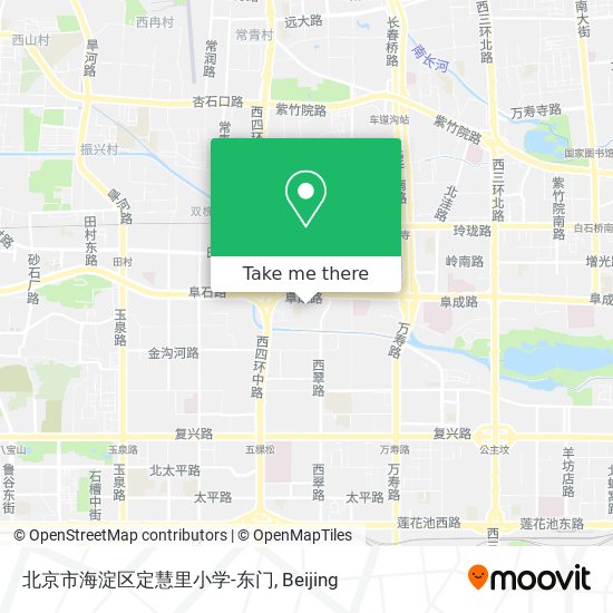北京市海淀区定慧里小学-东门 map