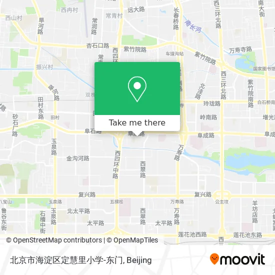北京市海淀区定慧里小学-东门 map