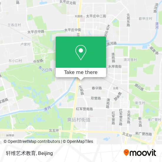 轩维艺术教育 map