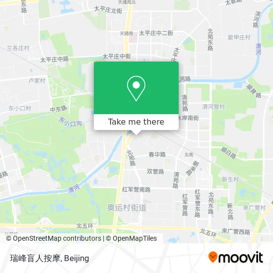 瑞峰盲人按摩 map