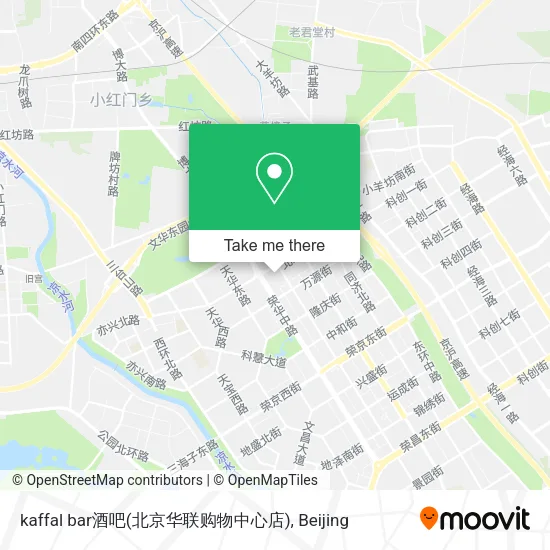 kaffal bar酒吧(北京华联购物中心店) map