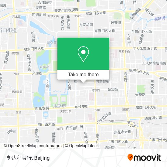 亨达利表行 map