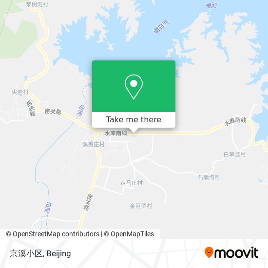 京溪小区 map