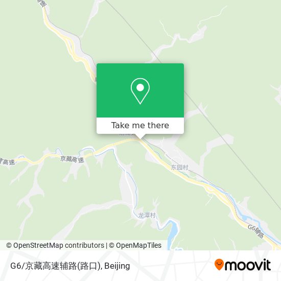 G6/京藏高速辅路(路口) map
