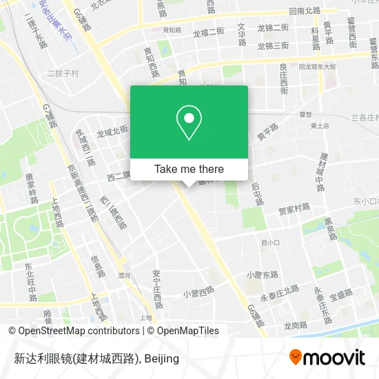 新达利眼镜(建材城西路) map