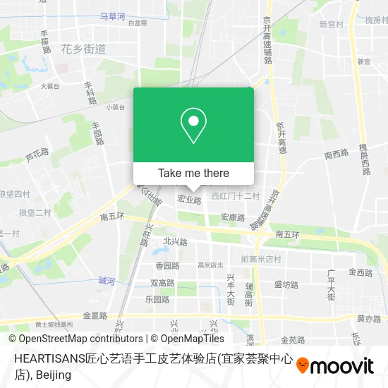 HEARTISANS匠心艺语手工皮艺体验店(宜家荟聚中心店) map