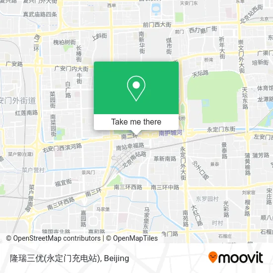 隆瑞三优(永定门充电站) map