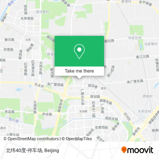 北纬40度-停车场 map