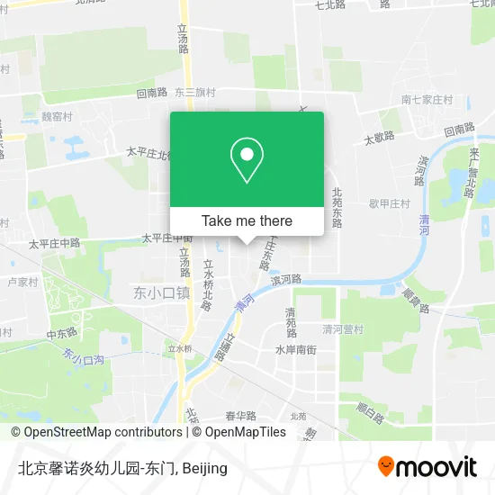 北京馨诺炎幼儿园-东门 map