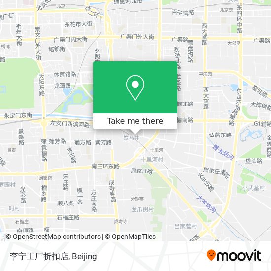 李宁工厂折扣店 map