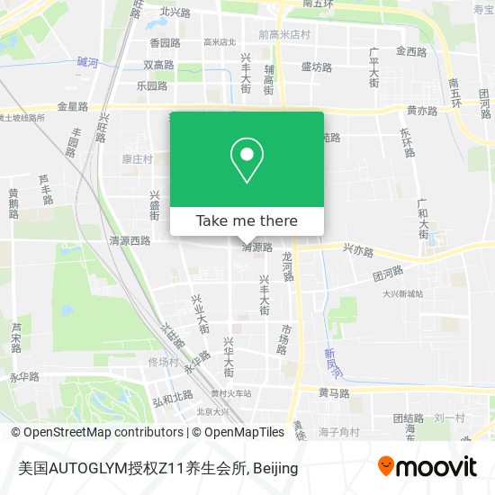 美国AUTOGLYM授权Z11养生会所 map
