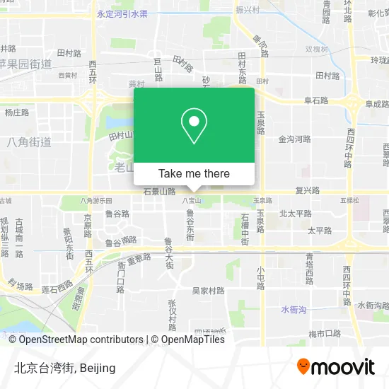 北京台湾街 map