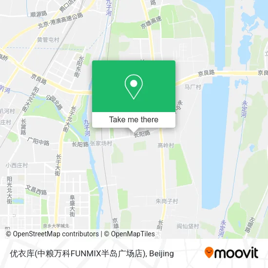 优衣库(中粮万科FUNMIX半岛广场店) map