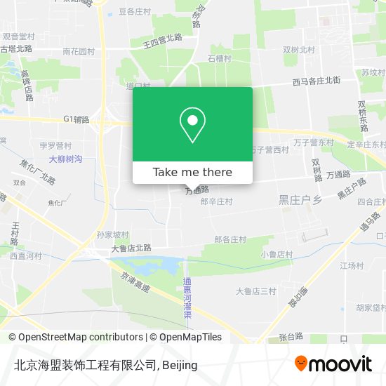 北京海盟装饰工程有限公司 map