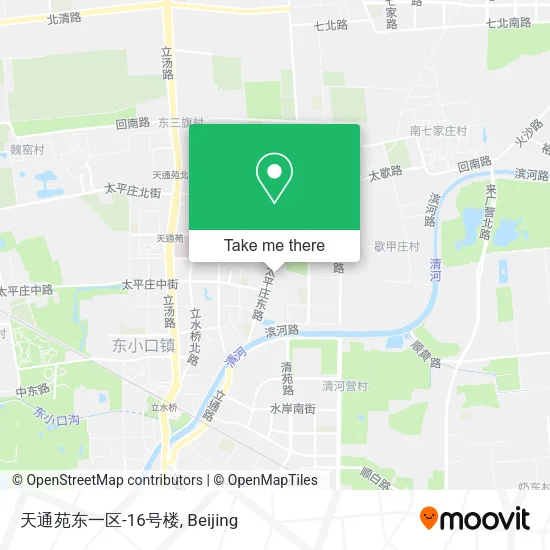 天通苑东一区-16号楼 map