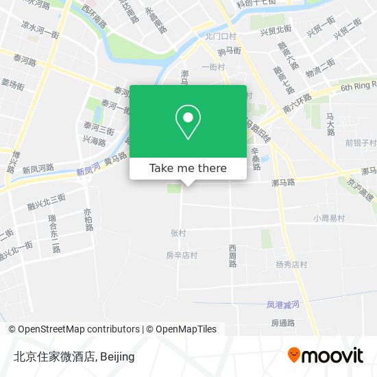 北京住家微酒店 map