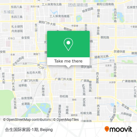 合生国际家园-1期 map