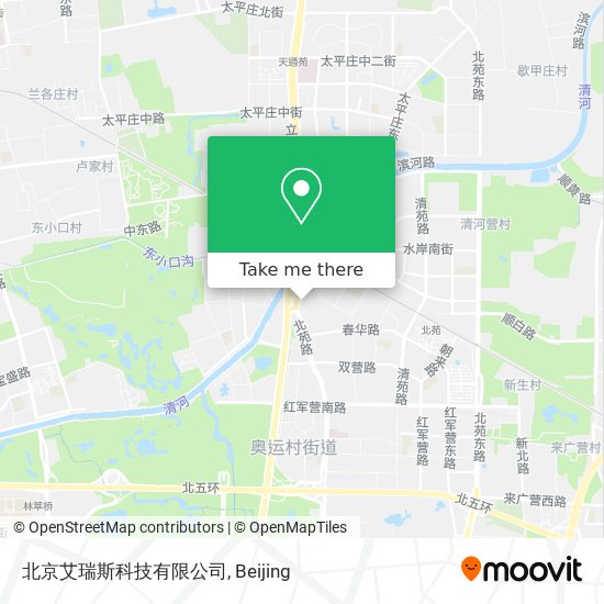 北京艾瑞斯科技有限公司 map