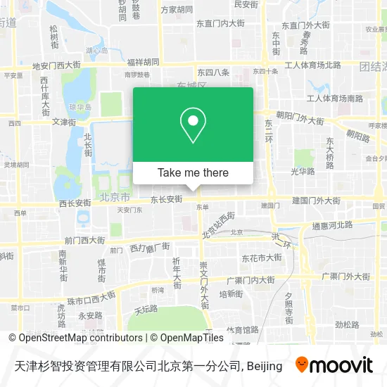 天津杉智投资管理有限公司北京第一分公司 map