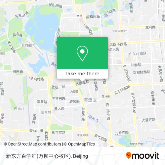 新东方百学汇(万柳中心校区) map