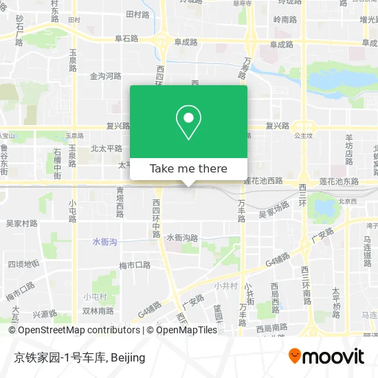 京铁家园-1号车库 map