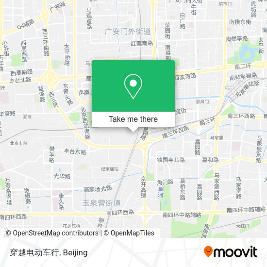穿越电动车行 map