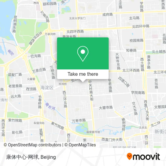 康体中心-网球 map